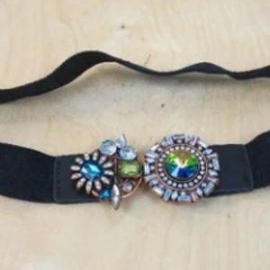 Zara Rhinestone stretch belt - 27"